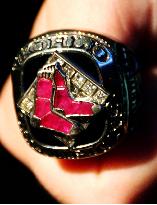 MLB World Series victory ring presented to Boston players