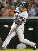 N.Y. Yankees Matsui 2-for-5 against Cleveland Indians