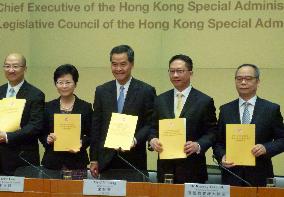 H.K. sends political reform report to Beijing