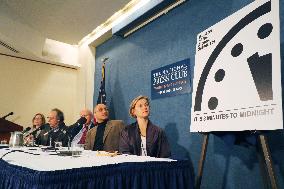 Doomsday Clock kept at "3 min. before midnight"