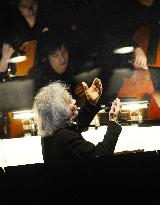 Grammy award winner Ozawa conducts in Kyoto