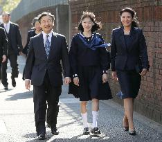 Princess Aiko graduates from junior high school