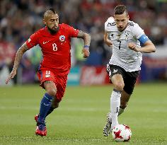 Soccer: Chile, Germany draw 1-1