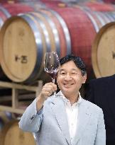 Japanese Crown Prince visits winery
