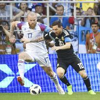 Football: Argentina vs Iceland at World Cup