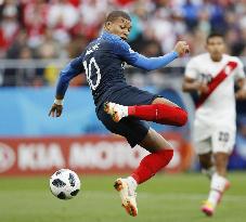 Football: France vs Peru at World Cup