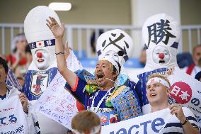 Football: Japan vs Poland at World Cup