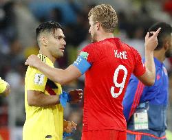 Football: Colombia vs England at World Cup