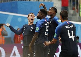 Football: France vs Belgium at World Cup