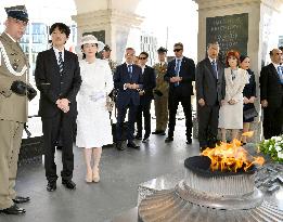 Japan's crown prince in Warsaw