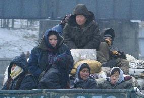 People in Pyongyang