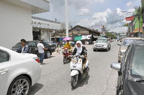 After bomb explosion in Thailand