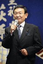 Yosano stumps in Tokyo in LDP leadership race