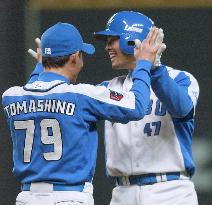 Hosokawa hits for cycle as Seibu tames Nippon Ham