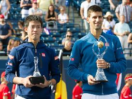 Djokovic defeats Nishikori to claim 4th Rogers Cup title