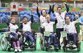 Japan boccia team advances to final