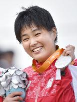 Japan's Kanuma wins silver in women's time trial