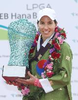 Spain's Carlota Ciganda wins Hana Bank championship golf