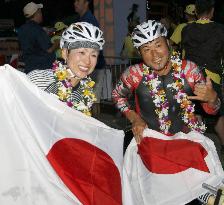 Japanese sweep wheelchair divisions of Honolulu Marathon