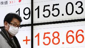 Tokyo stocks rise on persistent U.S. policy hopes, weak yen