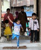 Children in western Indian city