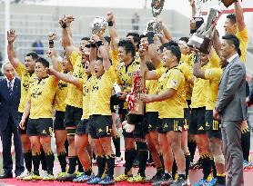 Rugby: Suntory top Panasonic to secure league, cup double