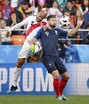 Football: France vs Peru at World Cup