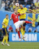 Football: Sweden vs Switzerland at World Cup