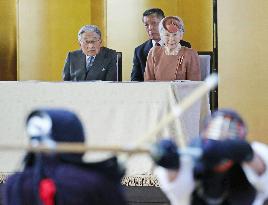 Japan Emperor Akihito, Empress Michiko