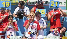 Hot dog eating contest