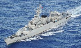 Chinese navy ships around Miyako Island