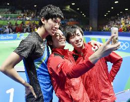 Olympics: Silver for Japanese table tennis trio