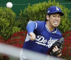 Baseball: Maeda to start NLDS Game 3