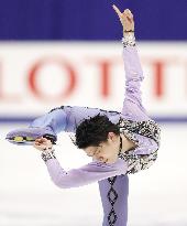 Hanyu takes nearly 16-point lead at NHK Trophy