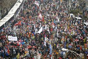 Protests against South Korean President Park