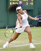 Tennis: Japan's Osaka moves into Wimbledon 2nd round