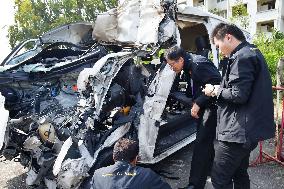 Deadly car accident in Thailand