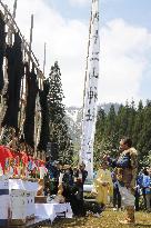 Bear festival in Japan