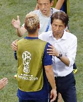 Football: Japan vs Poland at World Cup