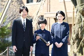 Japan Prince Hisahito's elementary school graduation