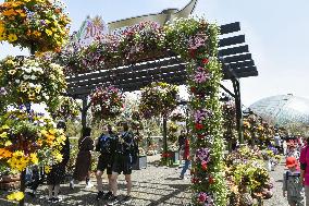 Flower park in western Japan