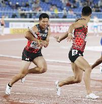 Athletics: Japan disqualified in men's 4x100 relay