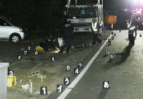 4 people killed in hit-and-run case in Chiba Pref.