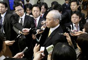 Ex-health minister Masuzoe to submit resignation to LDP