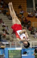 (2)Japan tops qualifying round in men's gymnastics team event