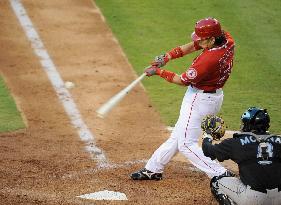 Angels' Matsui 4-for-4, including homer, against Blue Jays