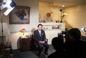 Hatoyama in interview after election victory