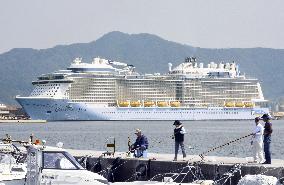 One of Asia's largest cruise ships arrives at western Japan port