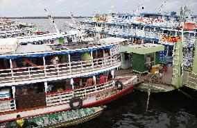 Manaus, big city in middle of Amazon rainforest