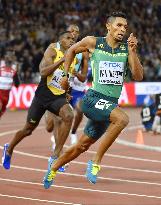 Athletics: Van Niekerk wins men's 400m at world c'ships